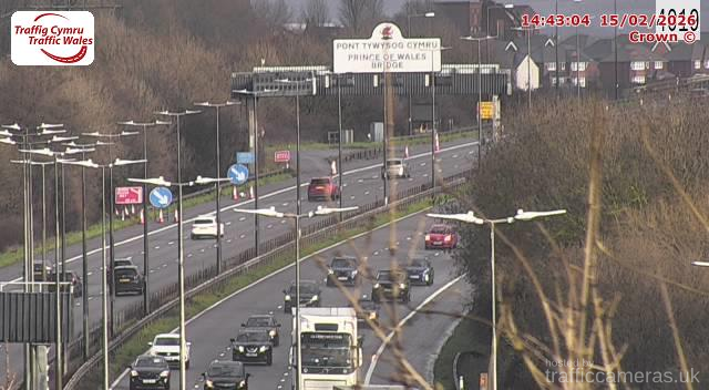 M4 - J22 - 23 2nd Severn X West