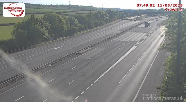 M4 - J23 Rogiet (Westbound)