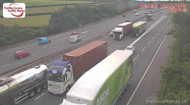 M4 - J23 Rogiet (Westbound)