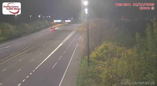 M4 - J23 Rogiet (Westbound)