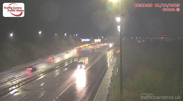 M4 - J23 Rogiet (Westbound)