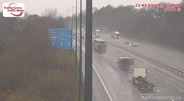 M4 - J23 Rogiet (Westbound)