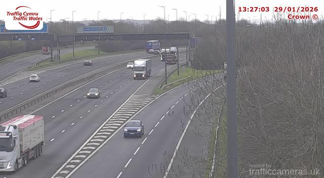 M4 - J23 Rogiet (Westbound)