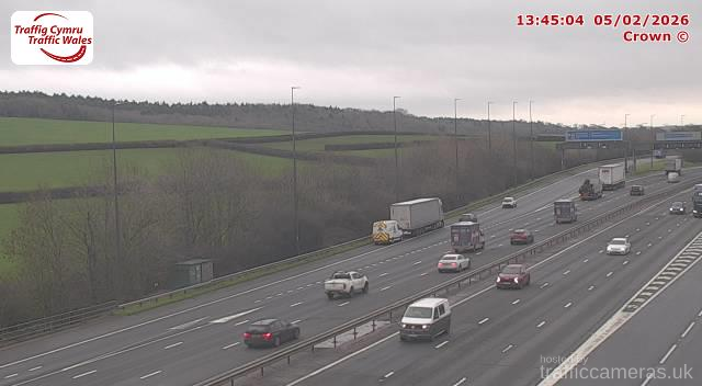 M4 - J23 Rogiet (Westbound)