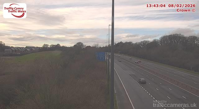 M4 - J23 Rogiet (Westbound)