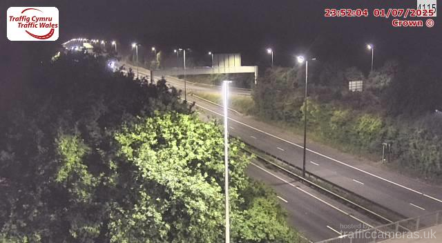 M4 - J23A Magor East (Westbound)