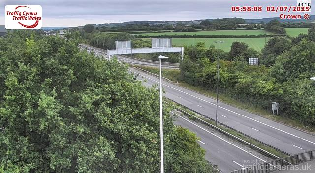M4 - J23A Magor East (Westbound)