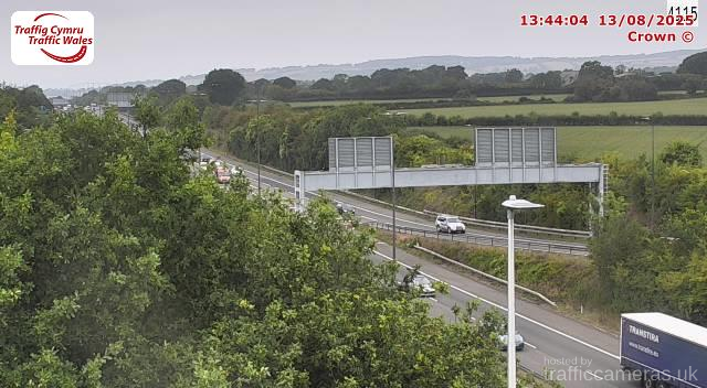M4 - J23A Magor East (Westbound)