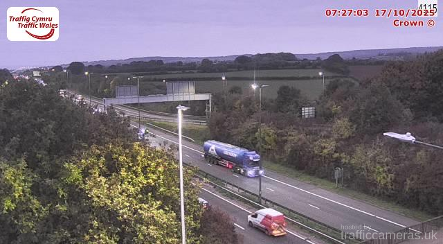 M4 - J23A Magor East (Westbound)