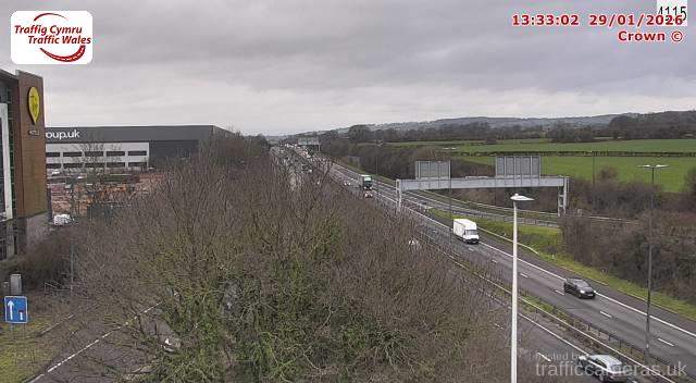 M4 - J23A Magor East (Westbound)