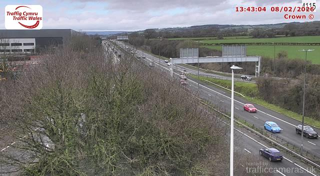 M4 - J23A Magor East (Westbound)