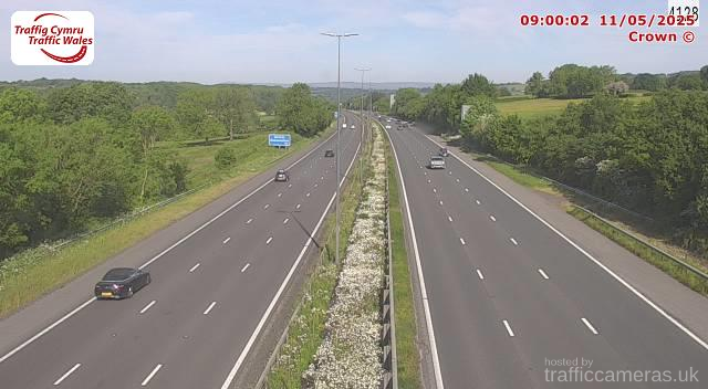 M4 - J23A Magor (Westbound)
