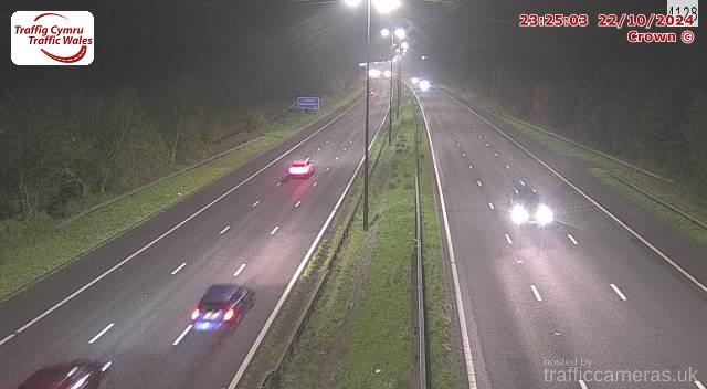 M4 - J23A Magor (Westbound)