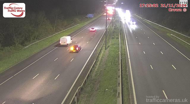 M4 - J23A Magor (Westbound)