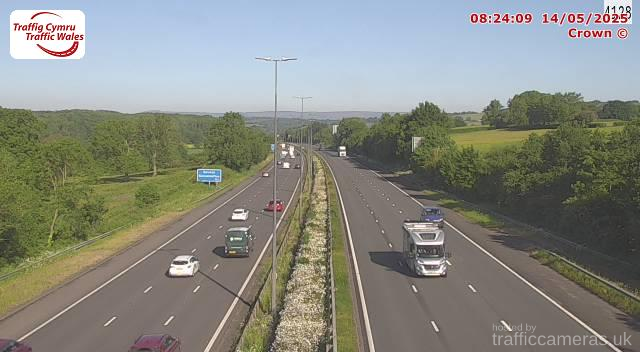 M4 - J23A Magor (Westbound)