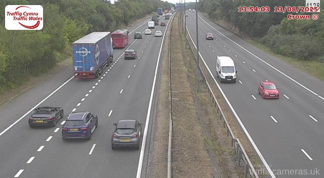 M4 - J23A Magor (Westbound)