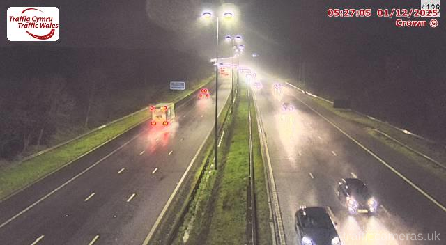 M4 - J23A Magor (Westbound)