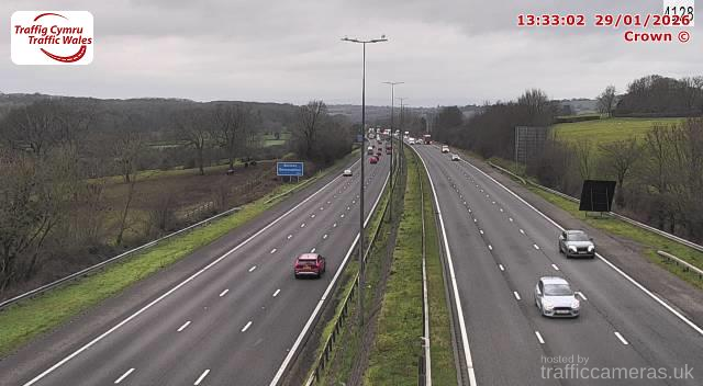 M4 - J23A Magor (Westbound)