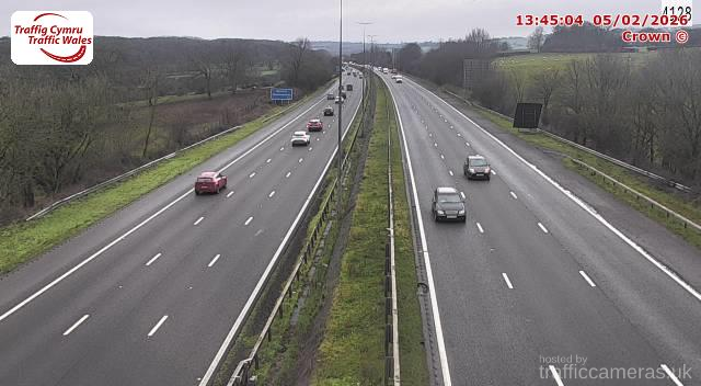 M4 - J23A Magor (Westbound)