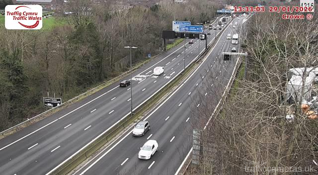M4 - J25 St Julians East