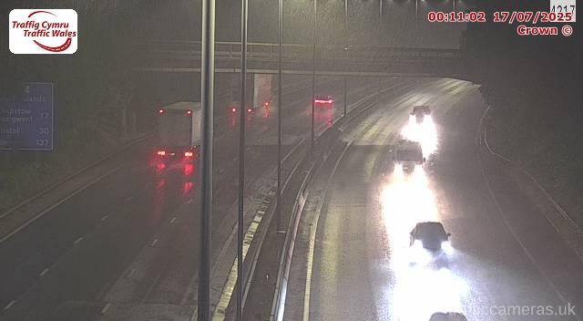 M4 - J24 - 25 Caerleon East