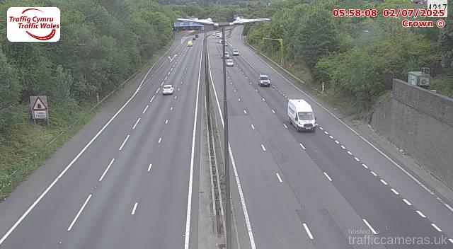 M4 - J24 - 25 Caerleon East