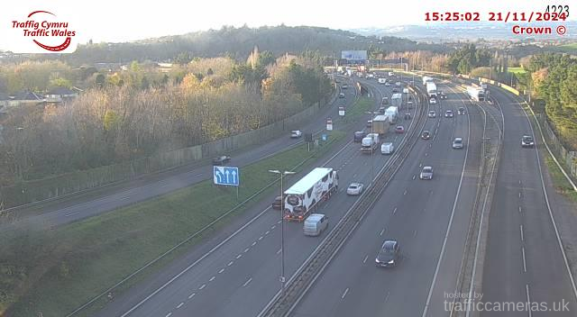 M4 - J25 Caerleon (East)