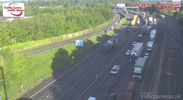 M4 - J25 Caerleon (East)
