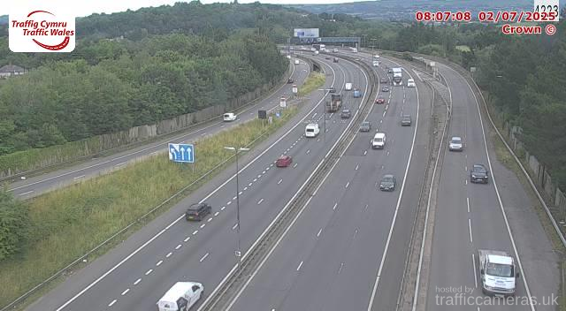 M4 - J25 Caerleon (East)