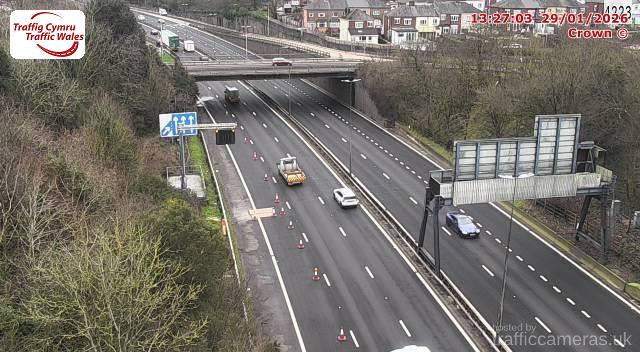 M4 - J25 Caerleon (East)