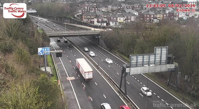 M4 - J25 Caerleon (East)