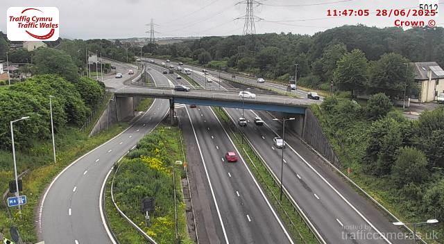 M4 - J44 Lon Las (E)