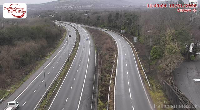 M4 - J44 Lon Las (E)