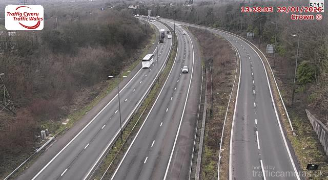 M4 - J44 Lon Las (E)