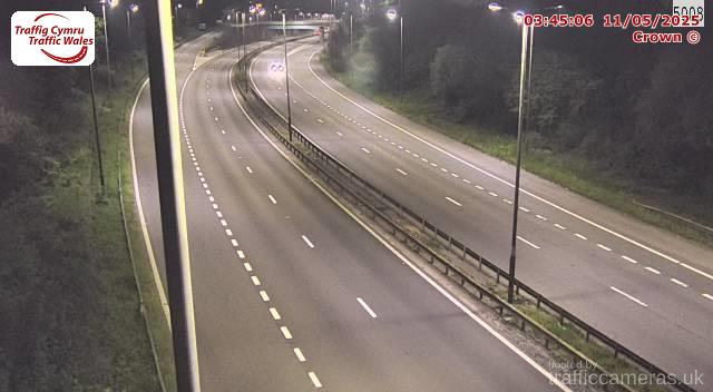 M4 - J44 Lon Las East (W)