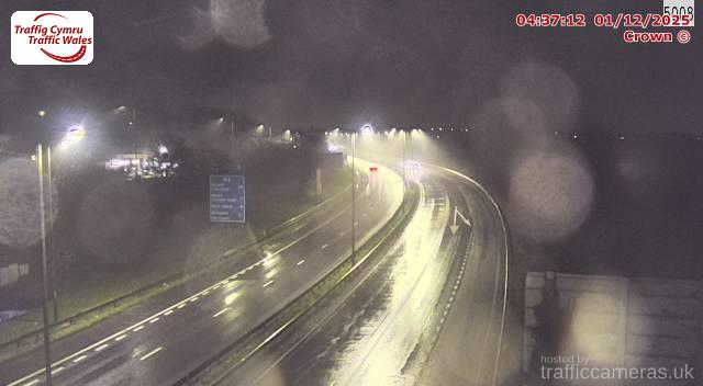 M4 - J44 Lon Las East (W)