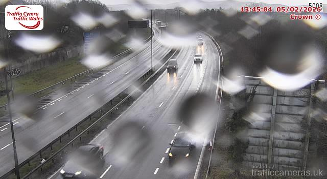 M4 - J44 Lon Las East (W)