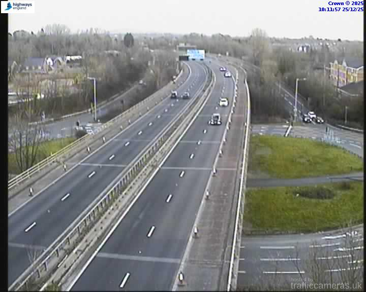 Latest CCTV Camera Feeds from the M55 Motorway Traffic Cameras UK