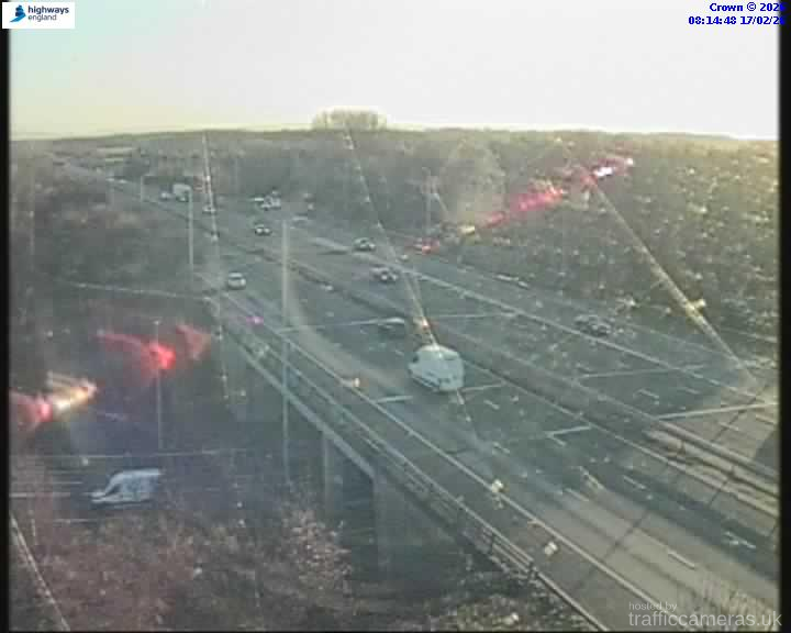 M56 28/6B J9 EB LYMM INTER