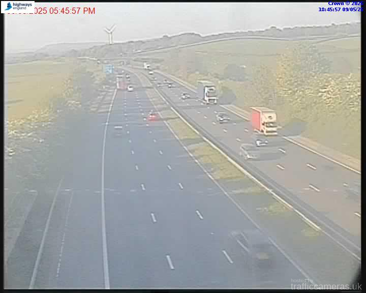 M6 387/1A NB J18-J19
