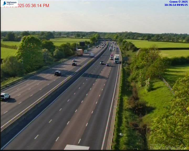 M6 271/6A J17 NB J17 SANDBACH
