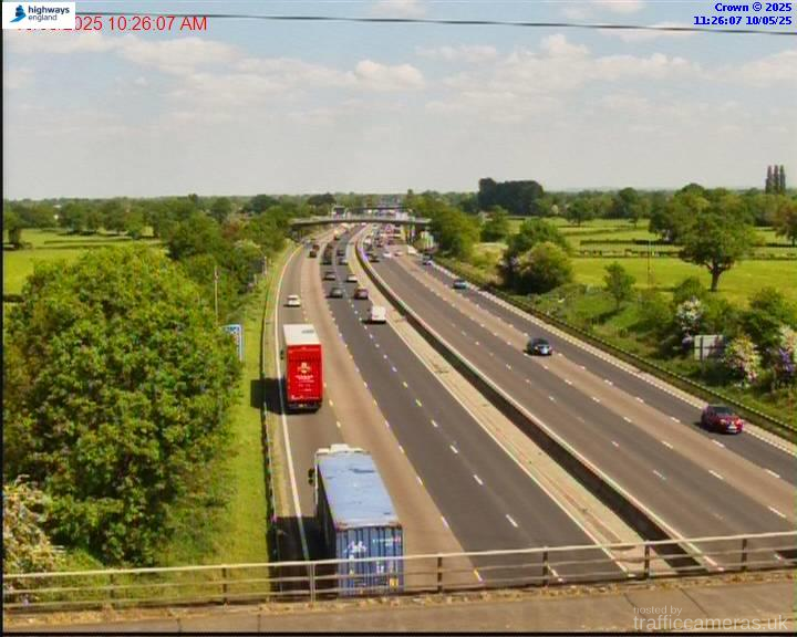 M6 261/6L J16 BARTHOMLEY