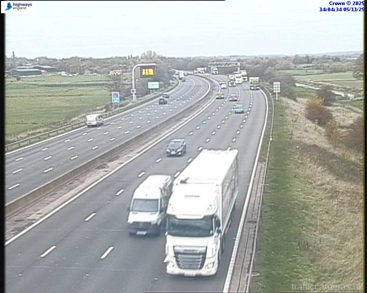 Latest CCTV Camera Feeds from the M6 Motorway Traffic Cameras UK