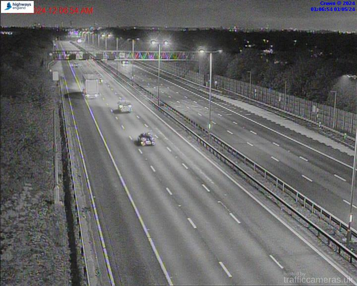 M6 201 6b junction 10 10a