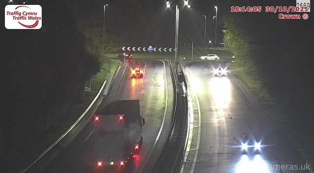 A465 - Abergavenny West Off-slip