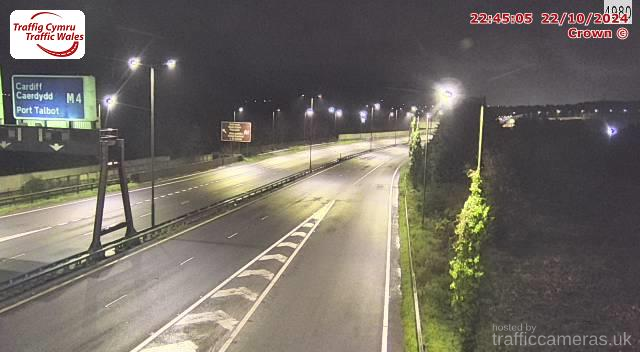 M4 - J43 Llandarcy (Eastbound)