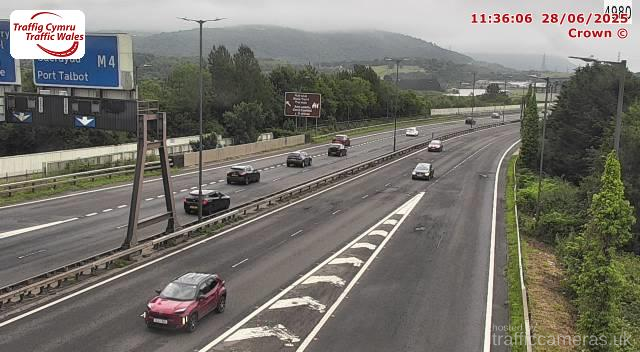 M4 - J43 Llandarcy (Eastbound)