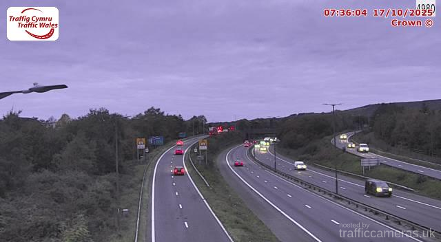 M4 - J43 Llandarcy (Eastbound)