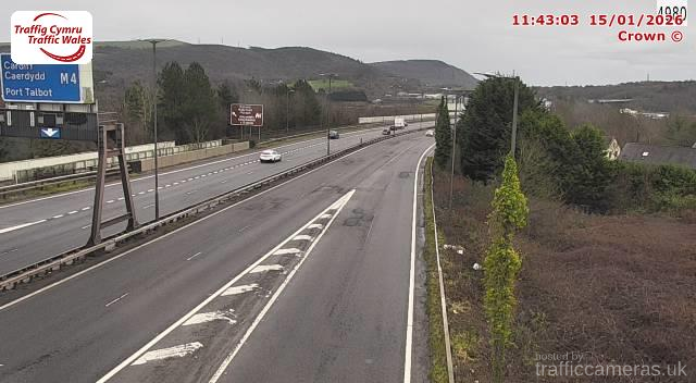 M4 - J43 Llandarcy (Eastbound)