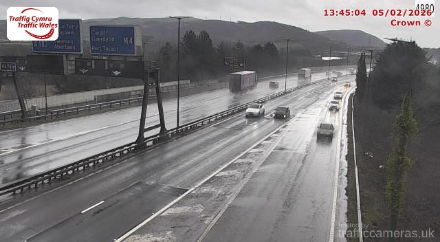 M4 - J43 Llandarcy (Eastbound)